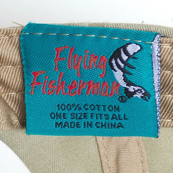 FLYING FISHERMAN Hat Chokoloskee Island Park and Marina Florida BNWT RED FISH - Picture 2 of 8